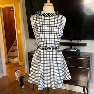 Collectif Bright & Beautiful Check Dress
